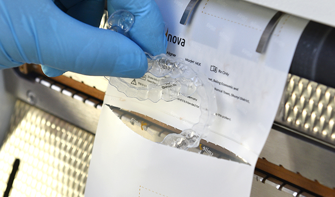 Máquina de embalaje automático de etiquetas
